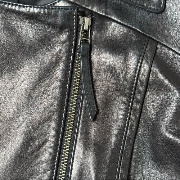 Katherine Kelly Lambs Leather Trench - Picture 5 of 15